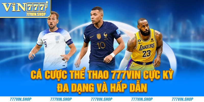 Cá cược thể thao 777vin cực kỳ đa dạng và hấp dẫn